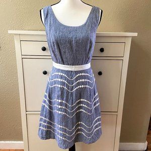 Boden sleeveless linen dress